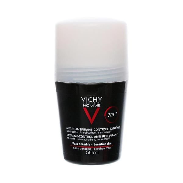 Desodorante Roll On Antitranspirante Homme 72h Vichy 50ml