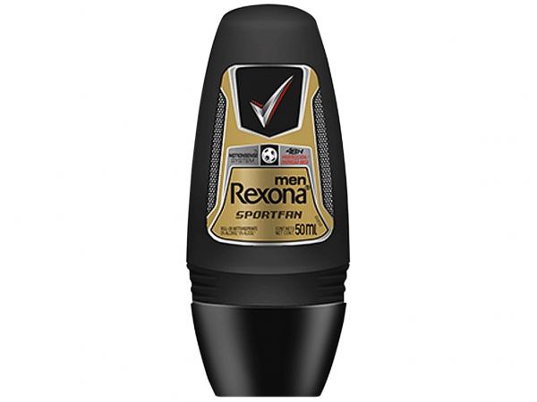 Desodorante Roll On Antitranspirante Masculino - Rexona Motion Sense SportFan 50ml