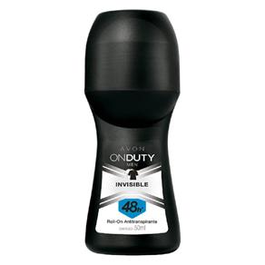 Desodorante Roll-On Antitranspirante On Duty Men Invisible - 50ml