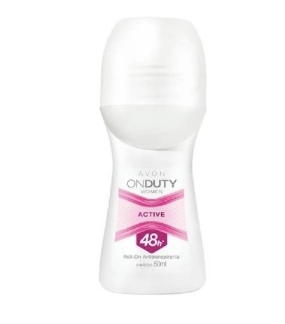 Desodorante Roll-On Antitranspirante On Duty Women Active - 50Ml Avon