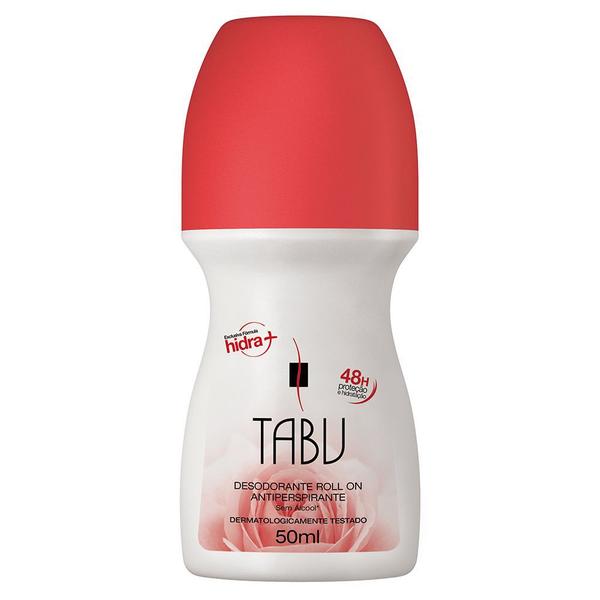 Desodorante Roll-On Antitranspirante Tabu 50Ml - Tabu Clássico