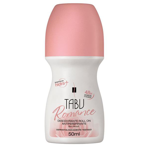 Desodorante Roll-On Antitranspirante Tabu Romance 50Ml - Tabu Clássico