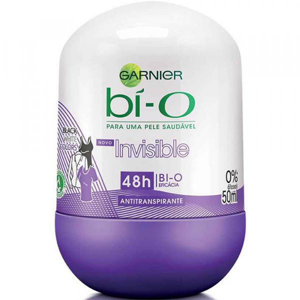 Desodorante Roll On Bí-O Invisible Black White Colors 50ML - Bi-o