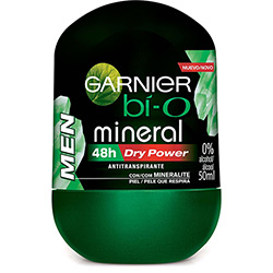 Desodorante Roll-on Bí-O Mineral Dry Power Masculino 50ml - Garnier