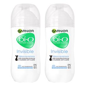 Desodorante Roll On Bí-O Mineral Invisibilidade Feminino 2 X 50 Ml 2 Unidades