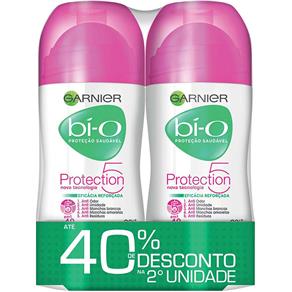 Desodorante Roll On Bí-O Protection 5 Women Mini 50ml 2 Unidades