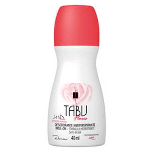 Desodorante Roll On Compact Tabu Flores 40ml