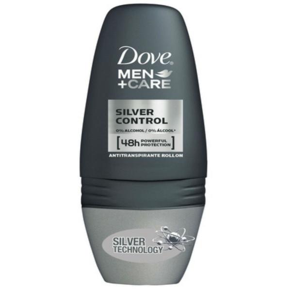 Desodorante Roll-on Dove 50ml Men Care Silver Control - Sem Marca