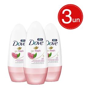 Desodorante Roll On Dove Romã 50ml Leve 3 Pague 2