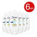 Desodorante Roll On Dove Sem Perfume 50ml 6 Unidades