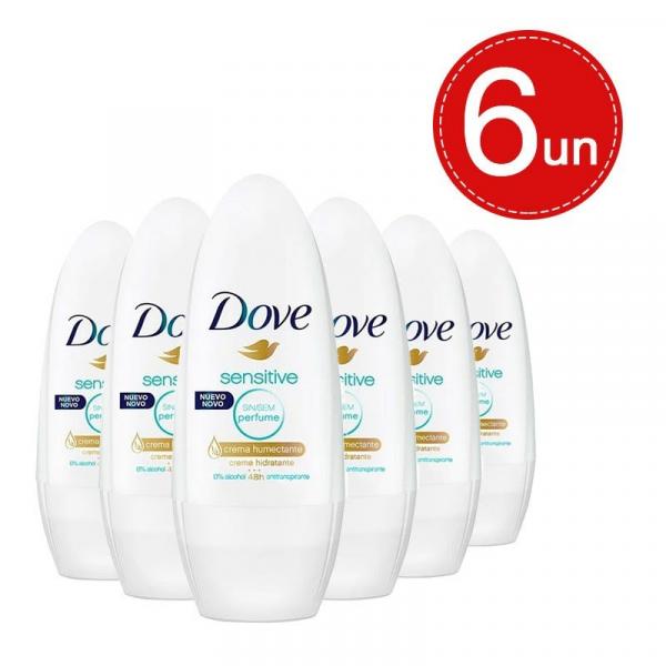 Desodorante Roll On Dove Sem Perfume 50ml Leve 6 Pague 4