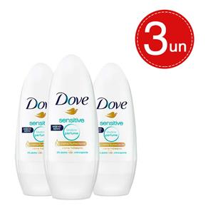 Desodorante Roll On Dove Sem Perfume 50ml Leve 3 com 20% Off