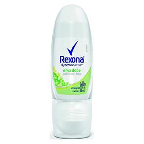 Desodorante Roll On Feminino Rexona Erva Doce 30ml