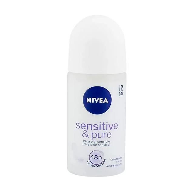 Desodorante Roll On Feminino Sensitive Pure Nívea 50ml - Beiersdorf S/A
