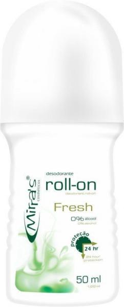 Desodorante Roll-on Fresh Antitranspirante 50ml - Mirras - Mirras