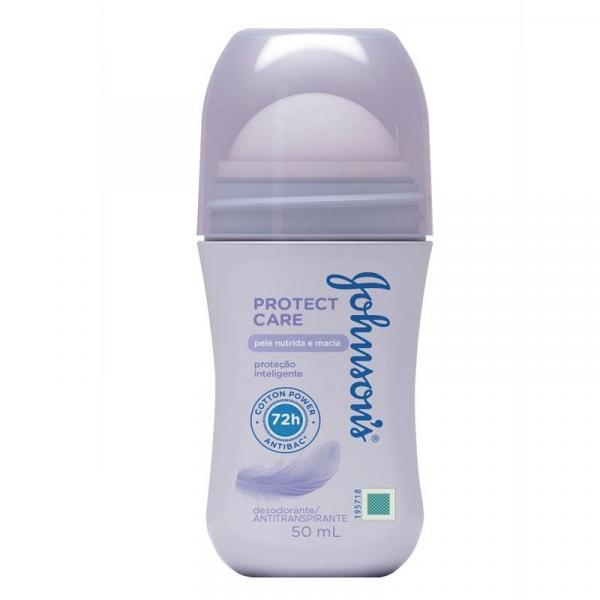 Desodorante Roll On Johnsons Protect Care 50ml - Johnsons