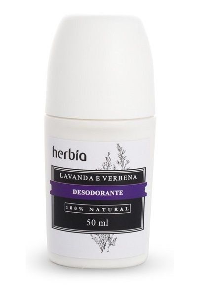 Desodorante Roll-on Lavanda e Verbena 50ml Herbia