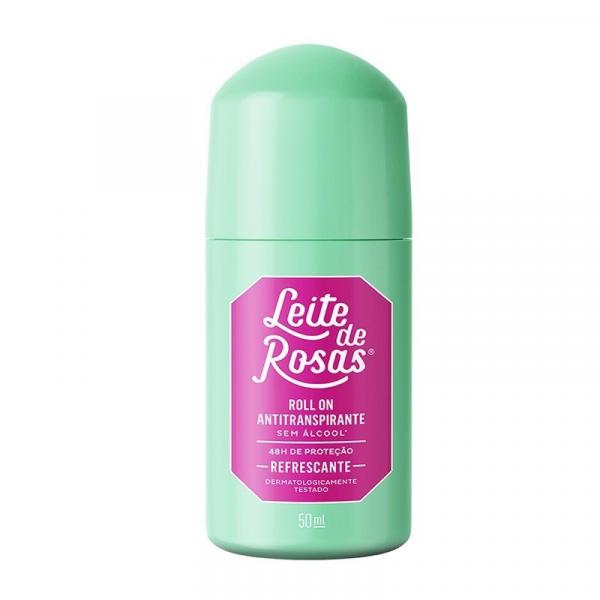 Desodorante Roll On Leite de Rosas Refrescante 50ml