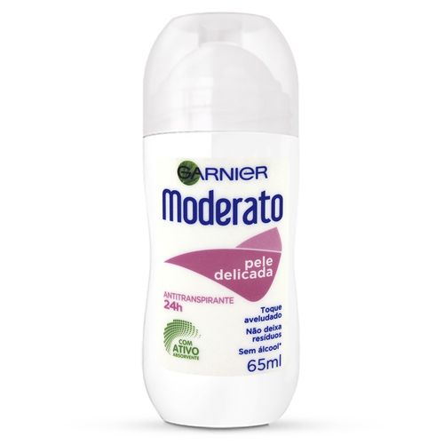 Desodorante Roll On Moderato Pele Delicada - 65ml
