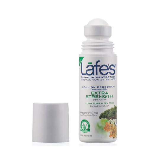 Desodorante Roll-On Natural Extra Strength Coriander e Tea Tree (Melaleuca) 71G ¿ Lafe¿S