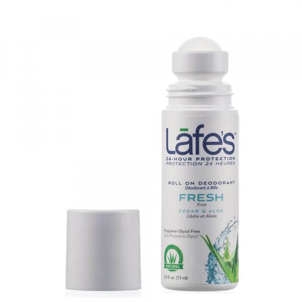 Desodorante Roll-on Natural Fresh Cedro e Aloe Vera 88ml - Lafe's