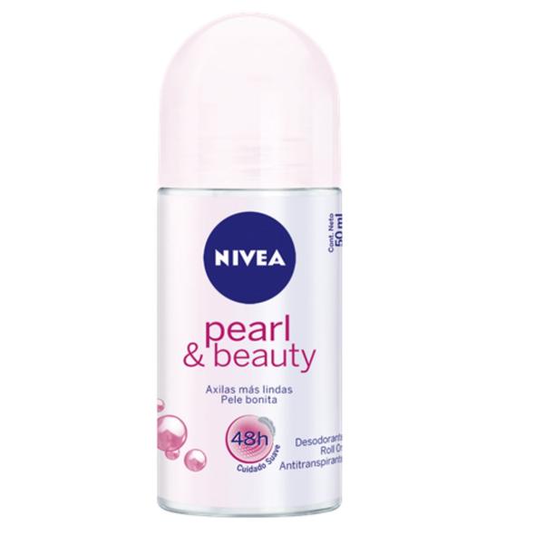 Desodorante Roll-on Nivea 50ml Feminino Pearl Beauty - Sem Marca