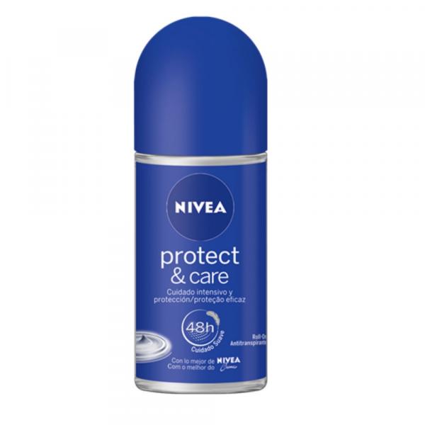 Desodorante Roll-on Nivea 50ml Feminino Protect Care - Sem Marca
