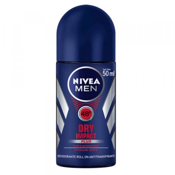 Desodorante Roll-on Nivea 50ml Masculino Dry Impact - Sem Marca