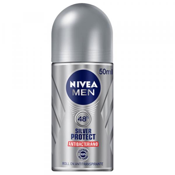 Desodorante Roll-on Nivea 50ml Masculino Silver Protect - Sem Marca