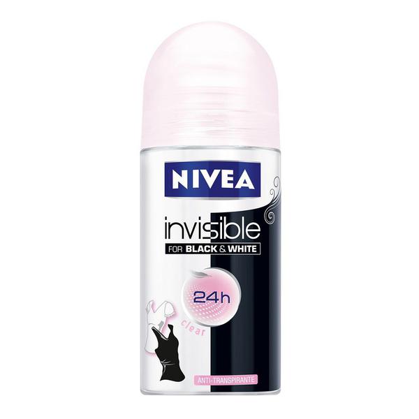 Desodorante Roll On Nivea Black White Clear - 50ml