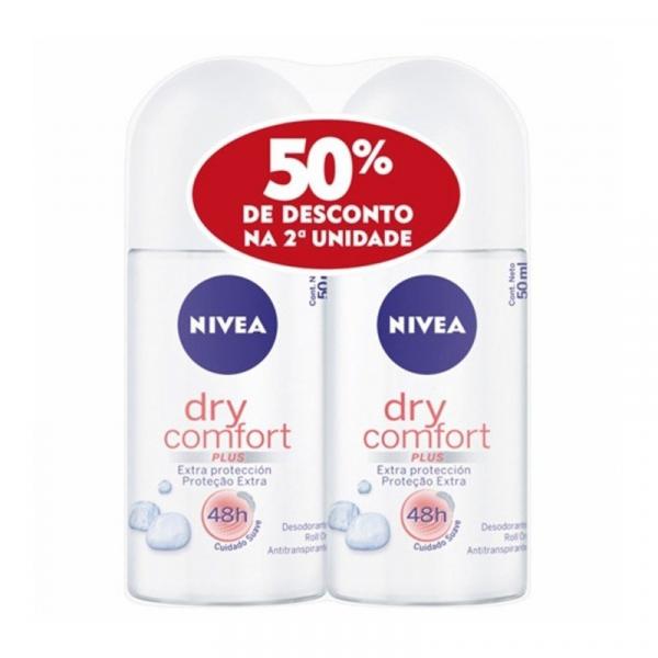 Desodorante Roll On Nivea Dry Feminino 2 Unidades - Nívea