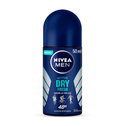 Desodorante Roll On Nivea Dry Fresh Masculino 50ml