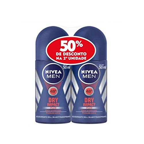 Desodorante Roll On Nívea Dry Masculino 2 Und 50% Off