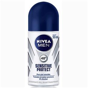 Desodorante Roll On Nivea Masculino Sensitive Protect - 50Ml - 50Ml