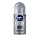 Desodorante Roll On Nivea Masculino Silver Protect com 50ml