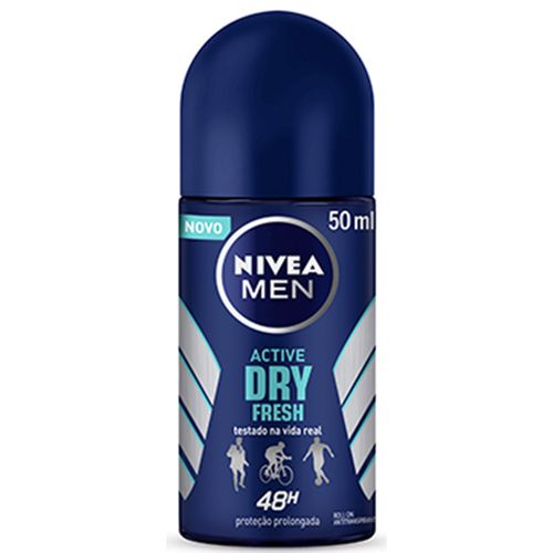 Desodorante Roll On Nivea Men Active Dry Fresh 50ml