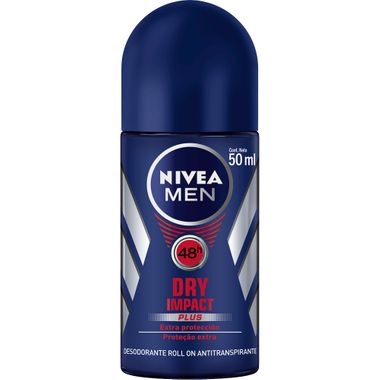 Desodorante Roll On Nivea Men Dry Impact 50ml Cx. C/ 12 Un.