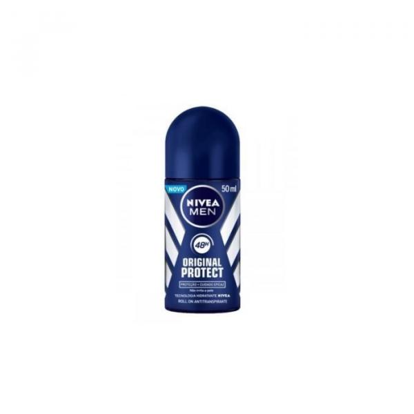 Desodorante Roll On Nivea Men Original Protect 50ml - Beiersdorf Nivea