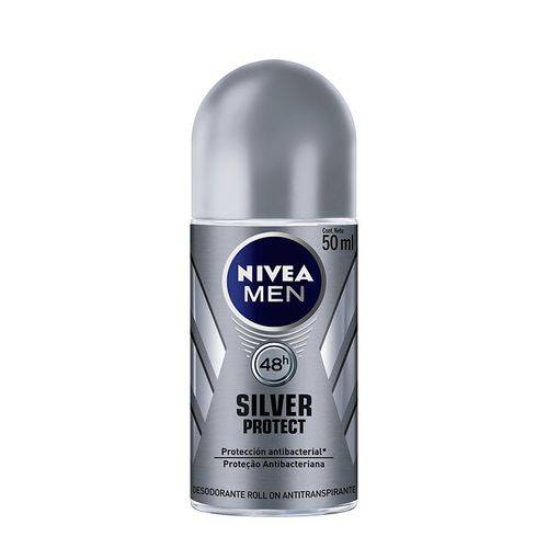 Desodorante Roll-On Nívea Silver Protect 50ml