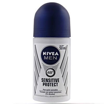 Desodorante Roll On NiveaFor Men Sensitive 50ml - Beiersdorf S/A
