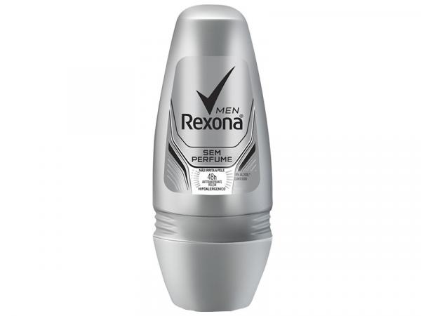 Desodorante Roll On Rexona Antitranspirante - Masculino Sem Perfume 50ml