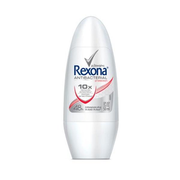 Desodorante Roll On Rexona Feminino Anti Bacteriano - 50ml - Unilever