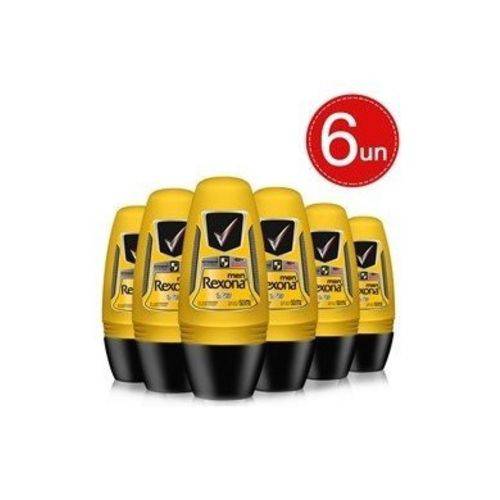 Desodorante Roll On Rexona Men V8 50ml 6 Unidades