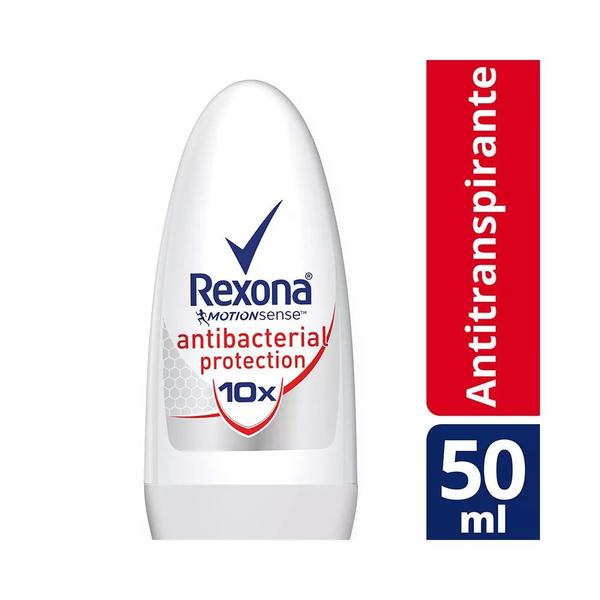 Desodorante Roll On Rexona Women Antibacteriano - 50ml