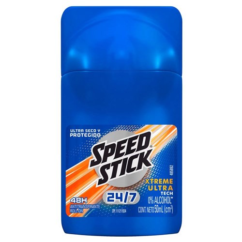 Desodorante Roll-on Speed Stick 50 Ml, 24/7, Extreme