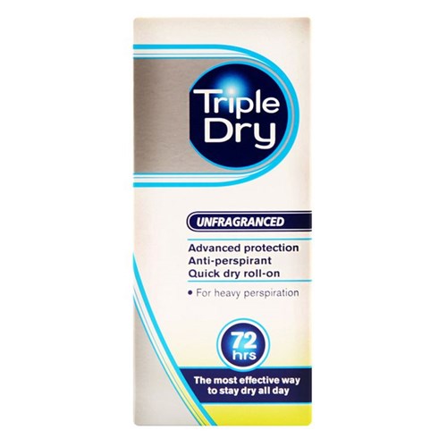 Desodorante Roll On Triple Dry 50 Ml, Antitranspirante