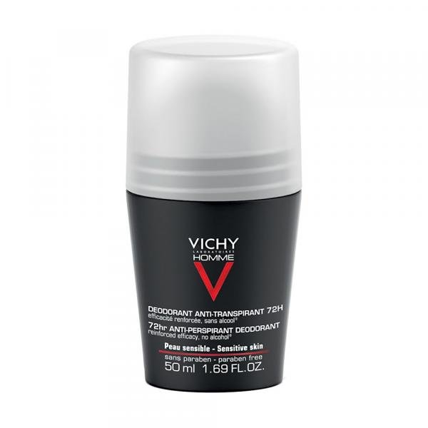 Desodorante Roll On Vichy Homme Controle Extremo 72h 50ml
