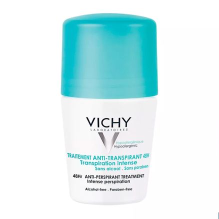 Desodorante Roll-On Vichy Tratamento Antitranspirante 48h Hipoalergênico 50ml