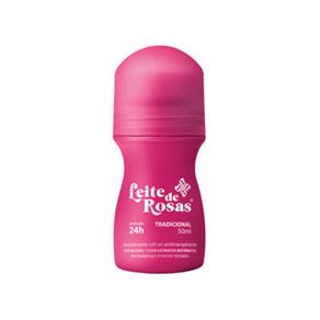 Desodorante Rollon Leite de Rosas Tradicional 50Ml