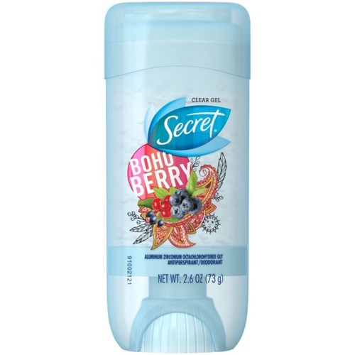 Desodorante Secret Clear Gel Boho Berry 73g